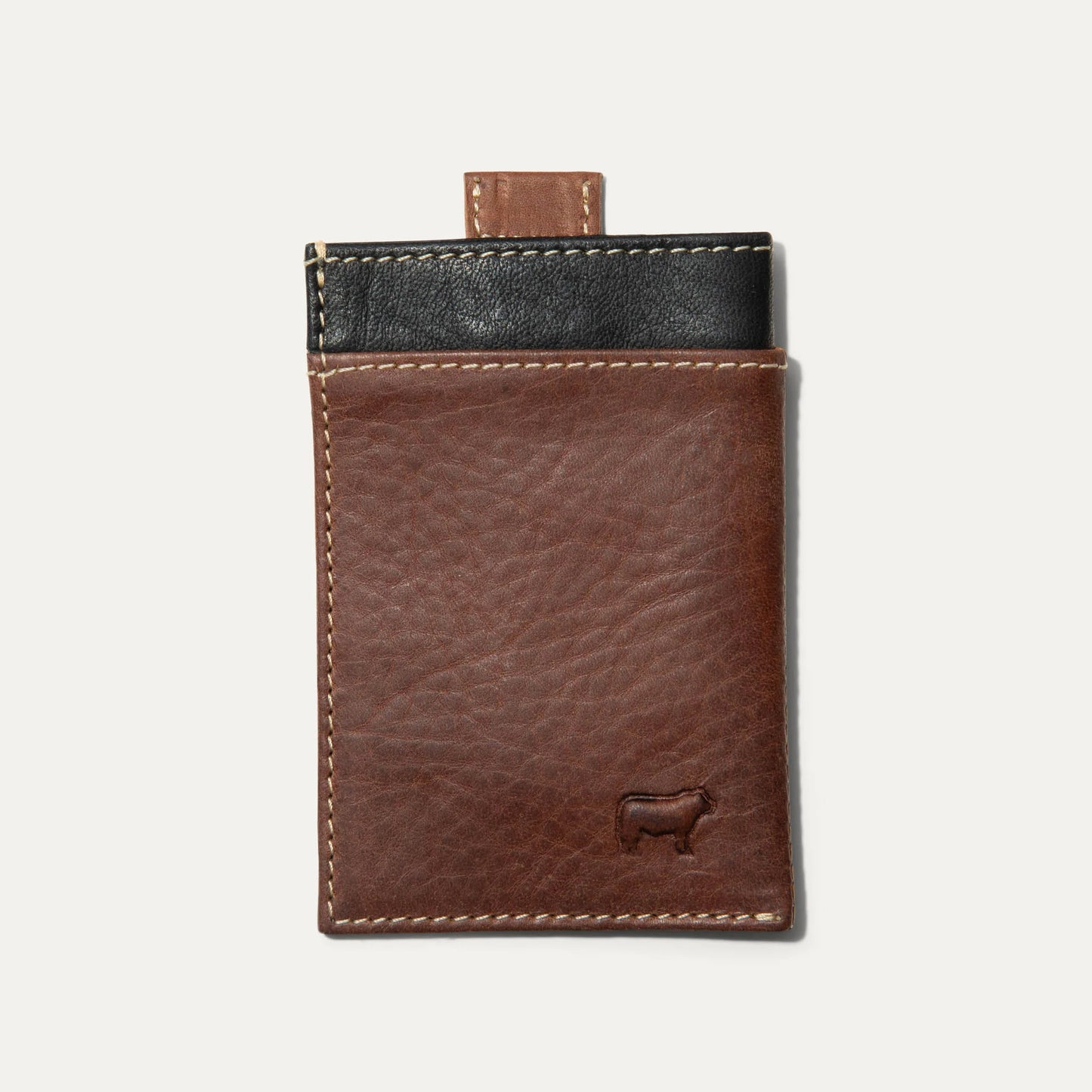 Mondrian Card Ejector Cognac/Black/Tan