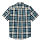 Madras SS Popover Shirt Gray/Teal
