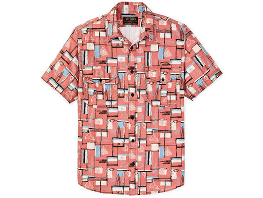 Lightweight Alaskan Guide Shirt Russet Print