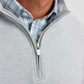 Cotton Modal 1/4 Zip Fog Grey