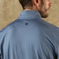 Long Drive Performance 1/4 Zip Chambray Blue