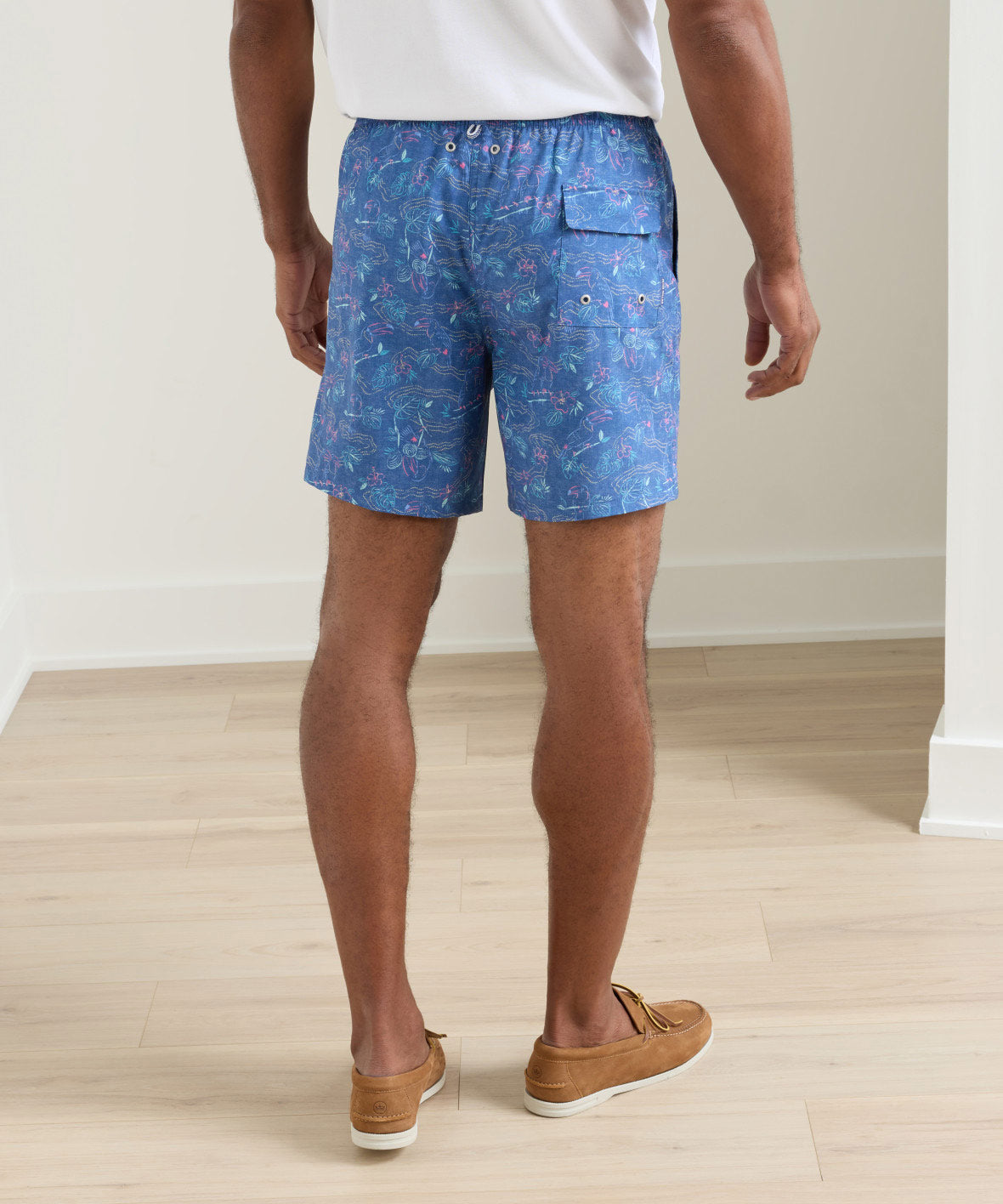 8" Rainforest Swim Trunk Windsor Blue
