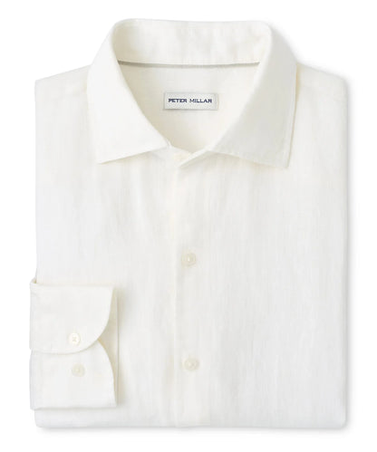 Shoreside Linen Shirt White