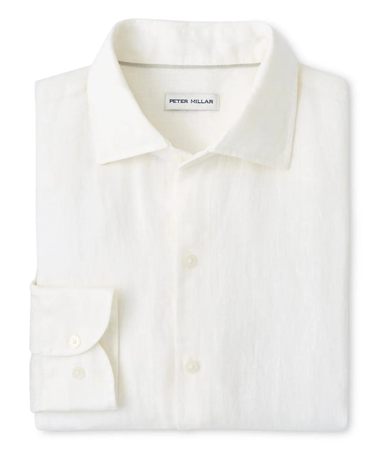 Shoreside Linen Shirt White