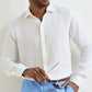 Shoreside Linen Shirt White