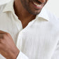 Shoreside Linen Shirt White