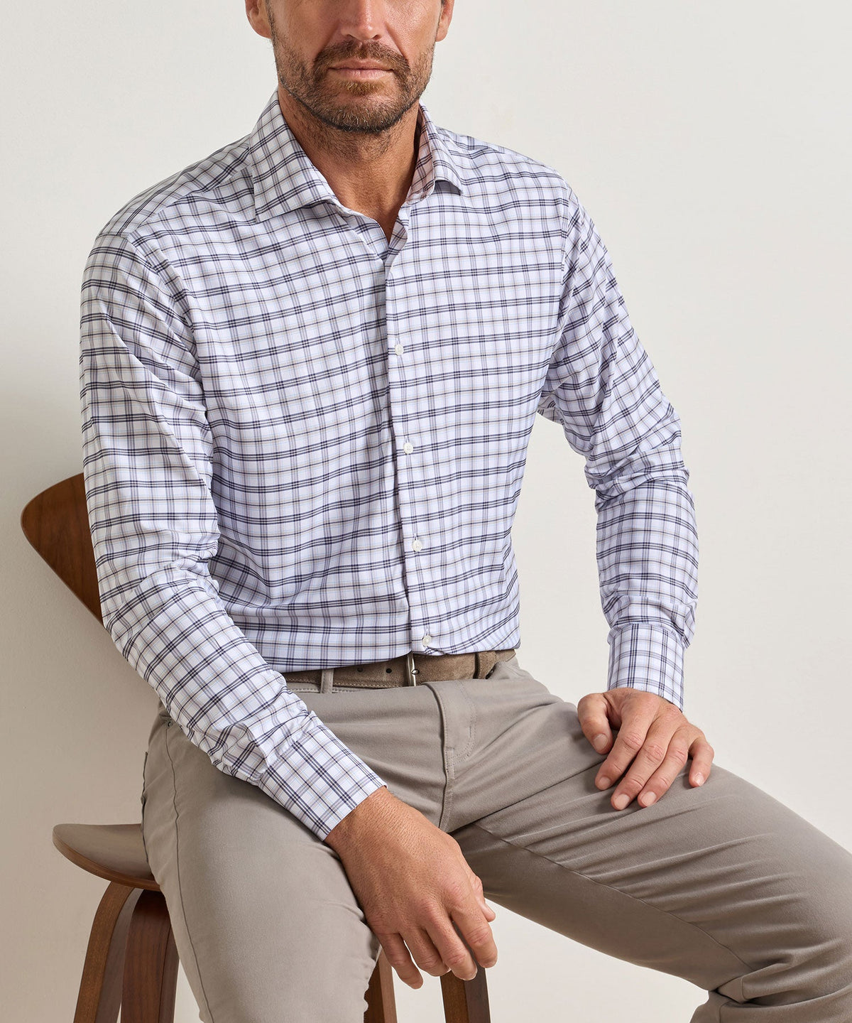 Matthews Performance Twill Shirt White