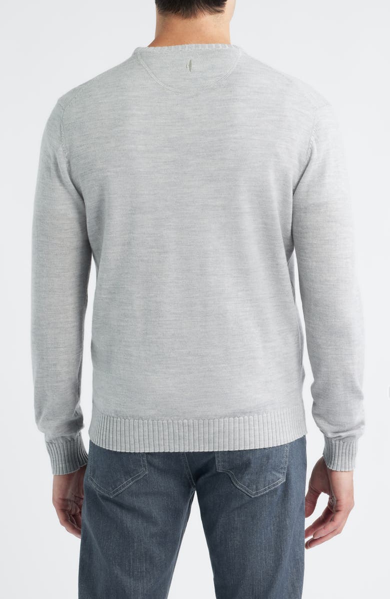 Ronald Merino Crewneck Sweater Light Gray
