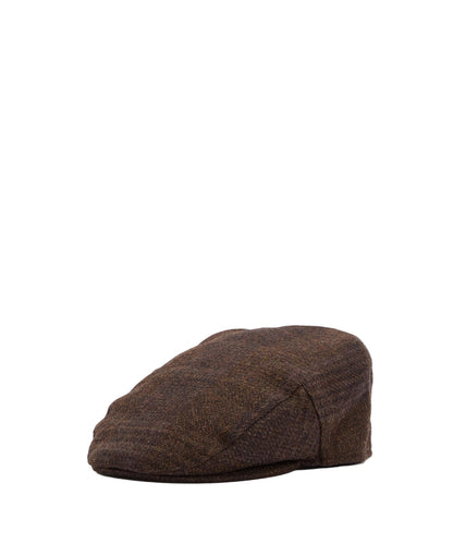 Deveron Tweed Flat Cap Coffee
