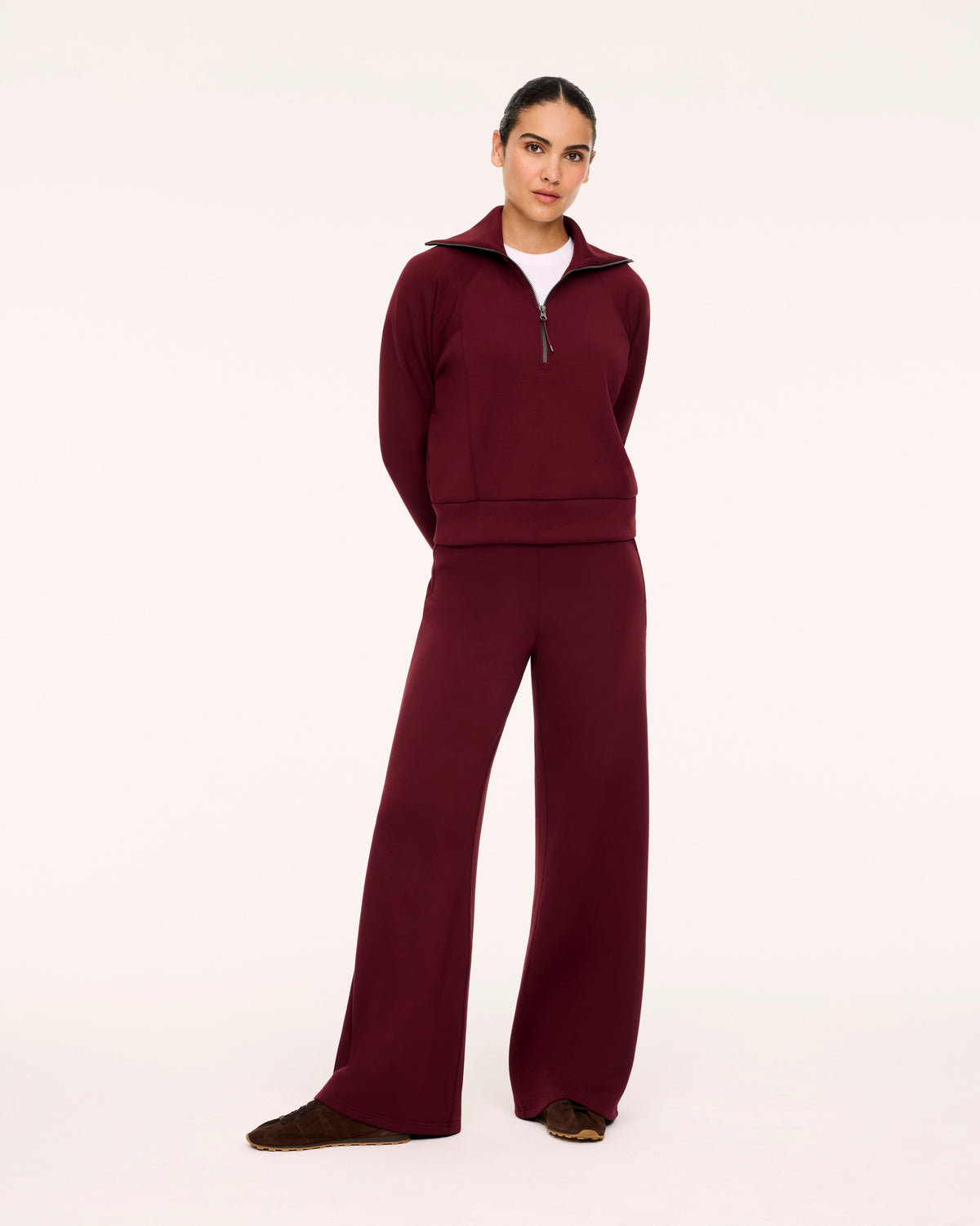 Ws AirEssentials Half Zip Vino
