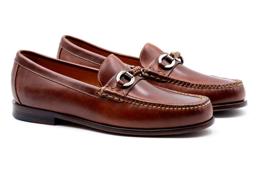Old Row Horse Bit Oiled Loafer