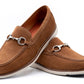 Countryaire Horse Bit Suede Loafer French Roast