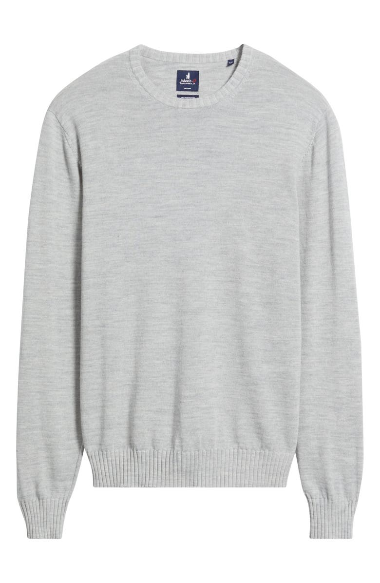 Ronald Merino Crewneck Sweater Light Gray