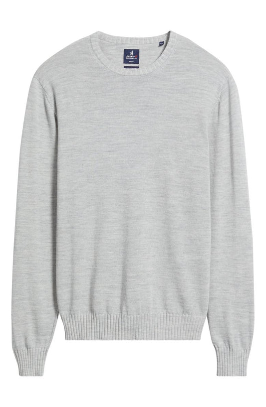 Ronald Merino Crewneck Sweater Light Gray