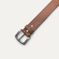 Burnished Edge Belt Cognac