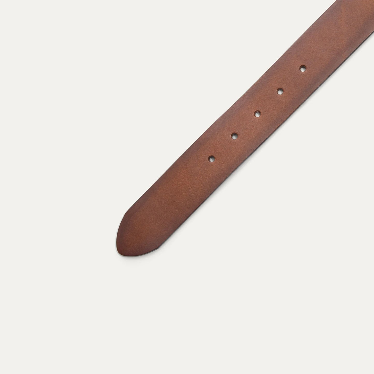 Burnished Edge Belt Cognac