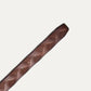 Wave Embossed Belt Cognac