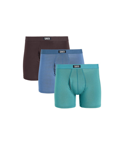 Vibe Xtra Boxer Brief 3Pk Seascape/Indigo/Dk Choco