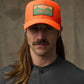 Logger Mesh Cap Scenic Logo Patch Blaze Orange