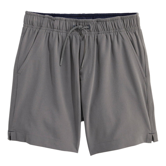 Youth Performance Pull-On Shorts Gray Harbor