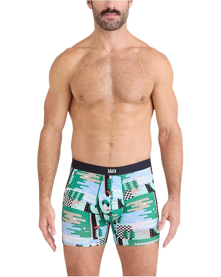 Vibe Xtra Boxer Brief 2Pk Geo Golf/Black