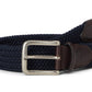Youth Woven Stretch Knit Belt Navy