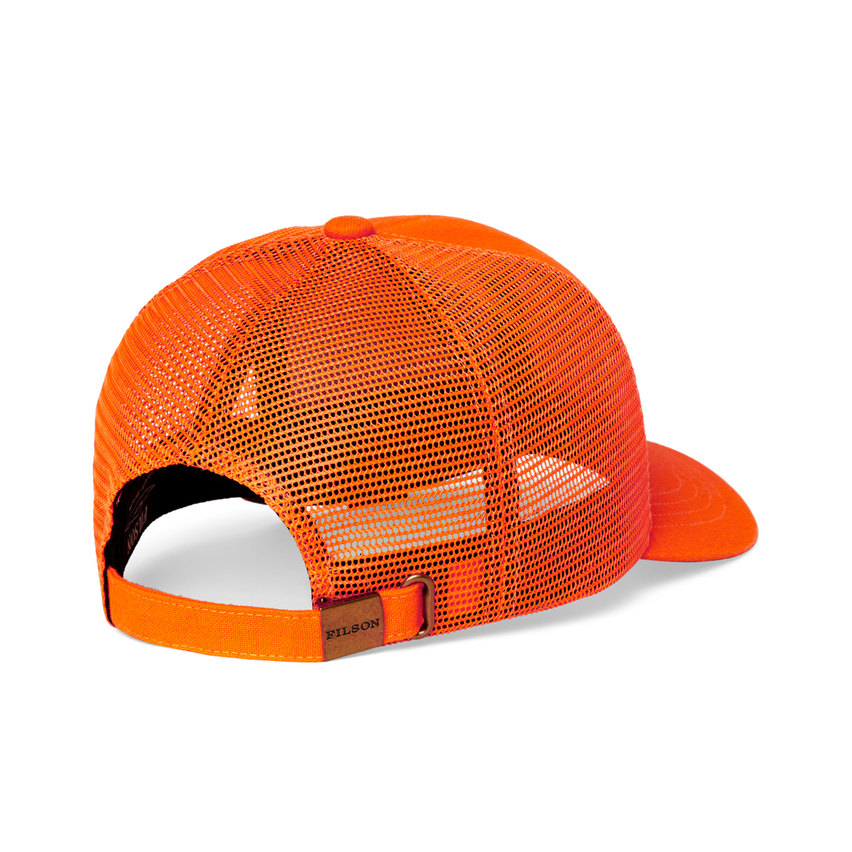 Logger Mesh Cap Scenic Logo Patch Blaze Orange