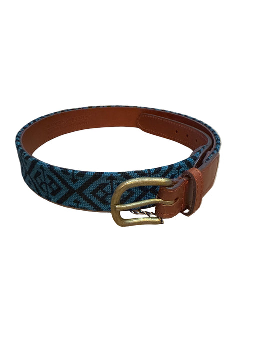 Scarsdale Belt Black/Teal