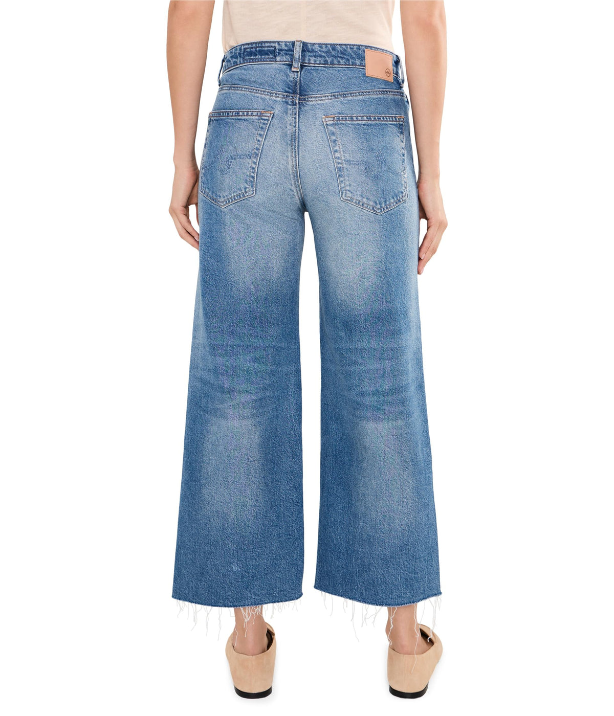 Ws Saige Wide Leg Crop Jean Mid-Rise 17 Years Duet
