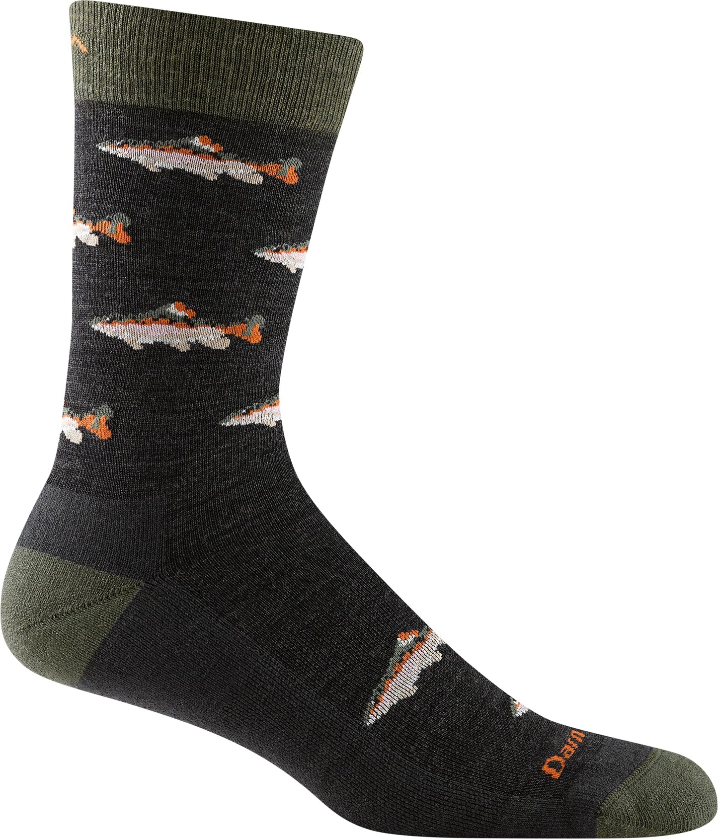 Spey Fly Lightweight Crew Sock Charcoal