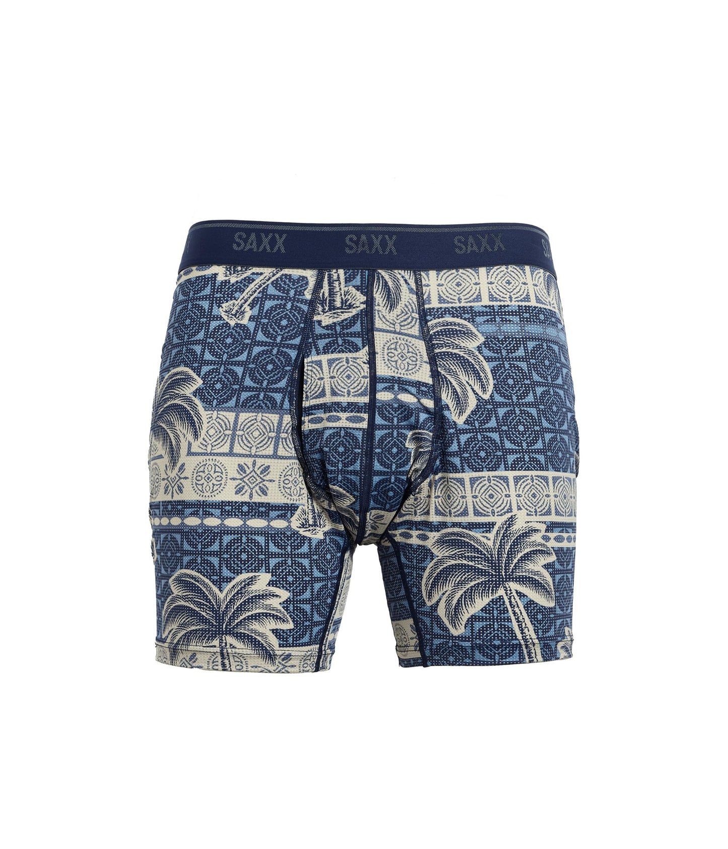Quest Boxer Brief Palm Geo Stone