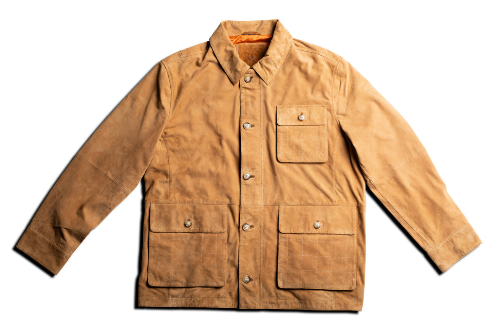 Greystone Goat Suede Safari Jacket British Tan