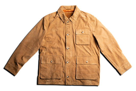 Greystone Goat Suede Safari Jacket British Tan