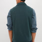 Crown Sweater Fleece Vest Deep Verdant