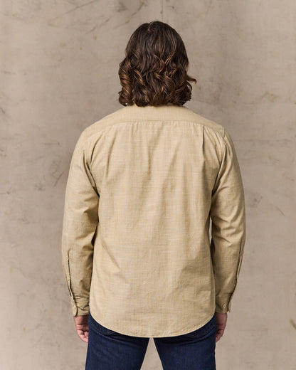 Chambray CPO Shirt Tan