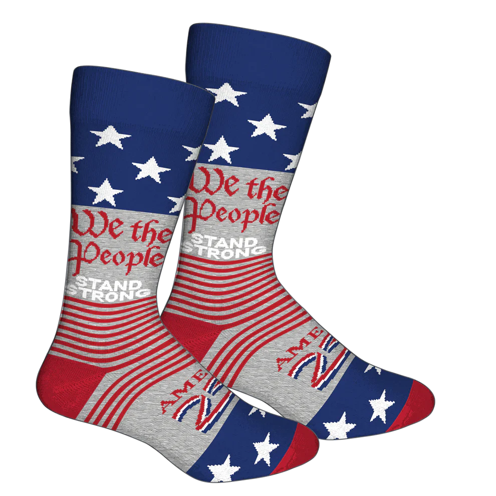 A250 Stand Strong Crew Sock Lt. Grey L (8.5-12)