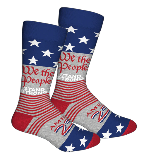 A250 Stand Strong Crew Sock Lt. Grey L (8.5-12)