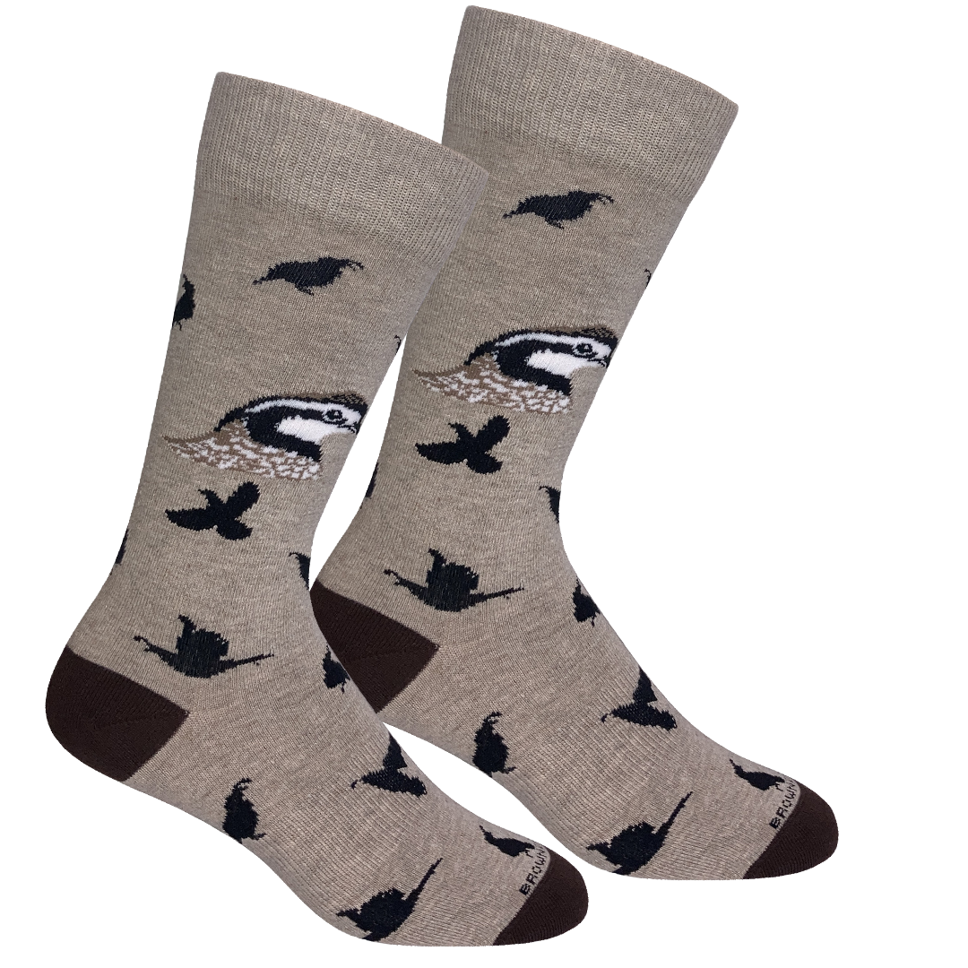 Quail Crew Sock Oatmeal L (10-13)