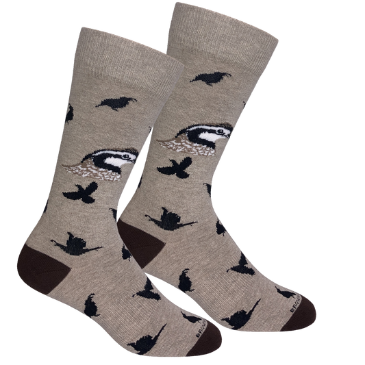 Quail Crew Sock Oatmeal L (10-13)