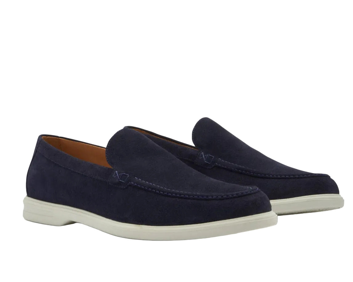 Excursionist Nubuck Venetian Loafer Navy