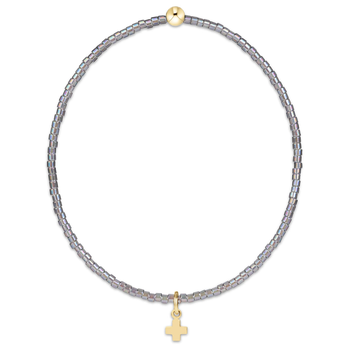 FW26 Hope Classic Bracelet Signature Cross Small Gold Charm
