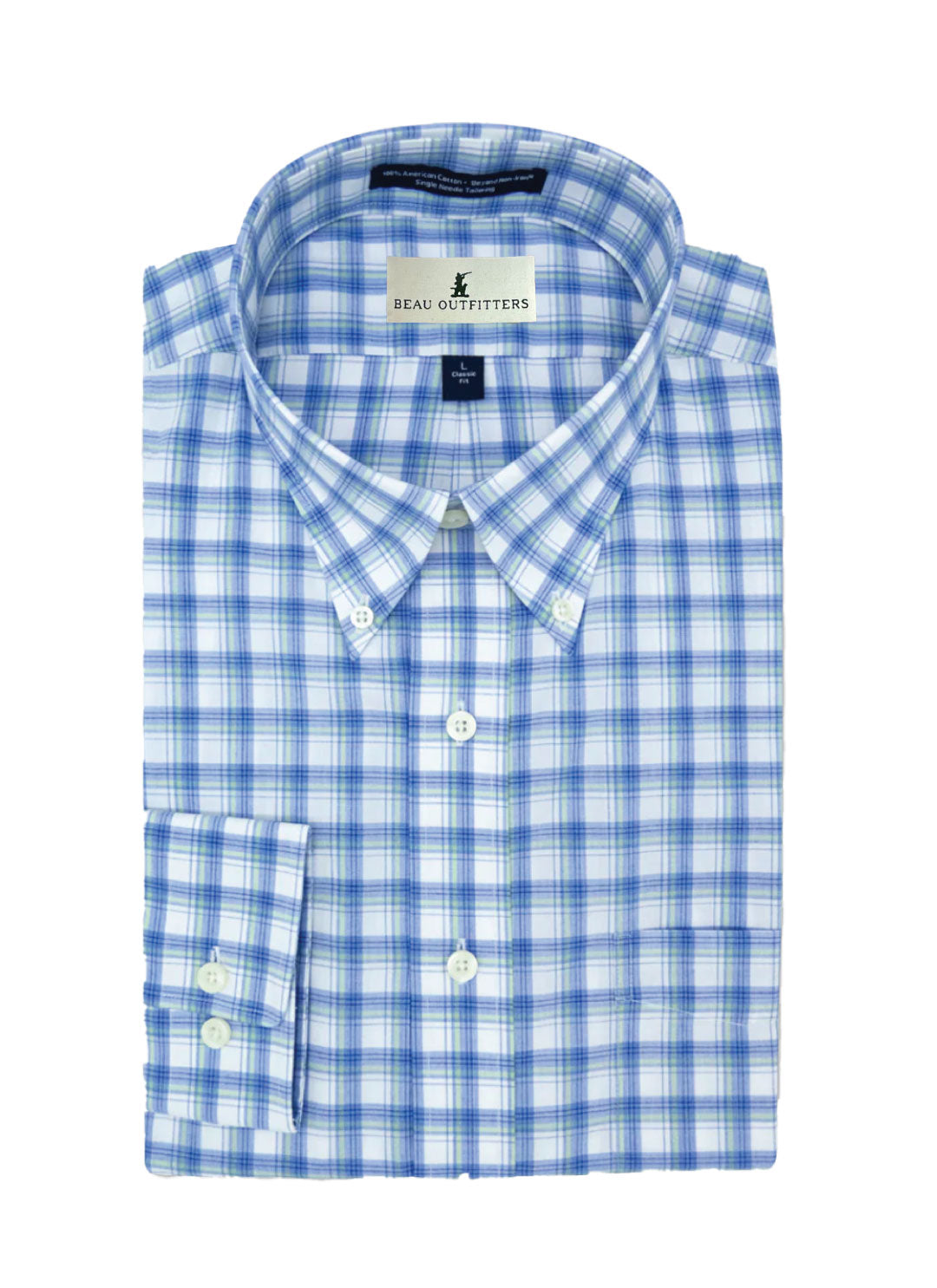 Kyle Classic Fit Shirt Blue