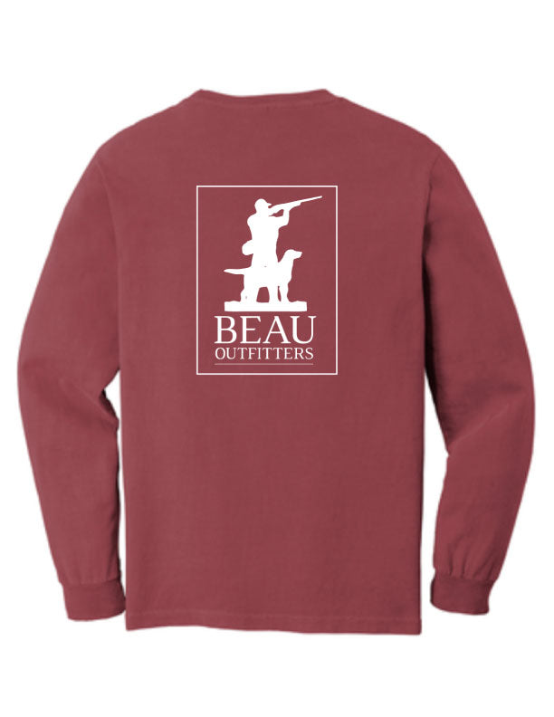 Beau Original Logo LS T-Shirt Brick - Beau Outfitters