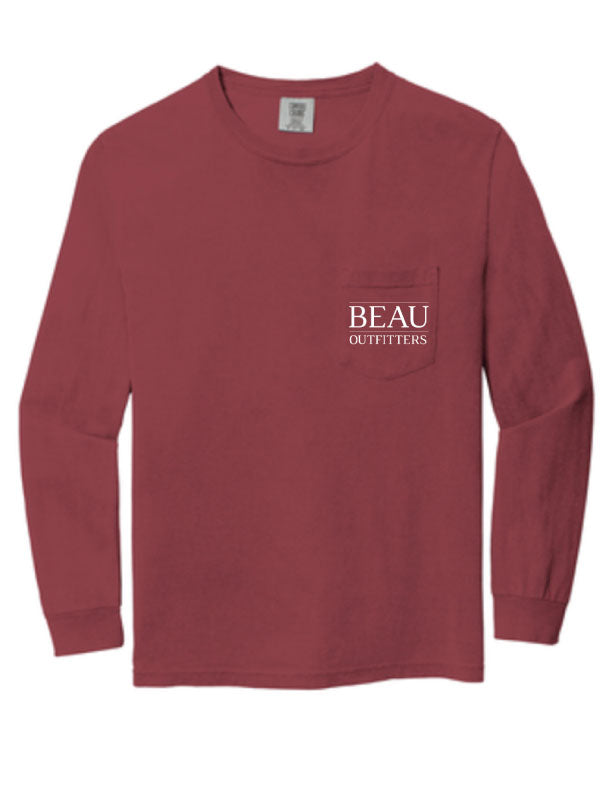 Beau Original Logo LS T-Shirt Brick - Beau Outfitters