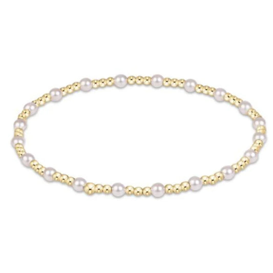 Sincerity Pearl 3mm Bracelet