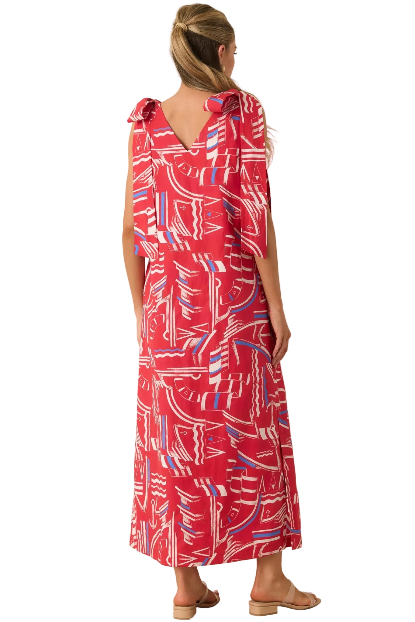 Ws Arden Maxi Dress Yacht Club Red