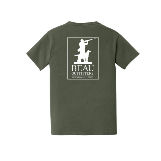 Beau Original Logo SS T-Shirt Moss
