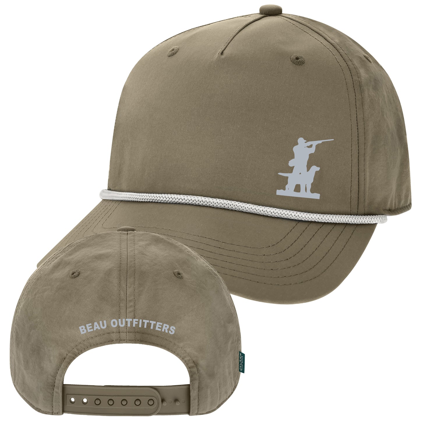 Beau Logo Navigator Rope Hat Olive / Grey