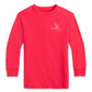 Youth Cozy Fireplace LS T-Shirt Crab Red