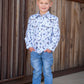 Youth Pearl Snap LS Shirt Rodeo